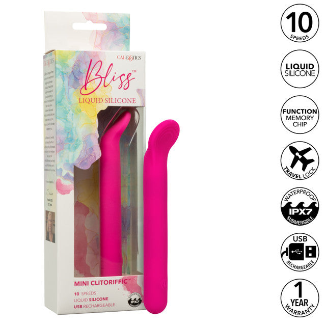 Calexotics Bliss Liquid Silicone Mini Clitoriffic Vibrator