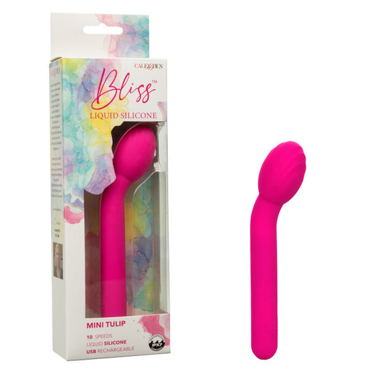 Calexotics Bliss Liquid Silicone Mini Tulip Vibrator