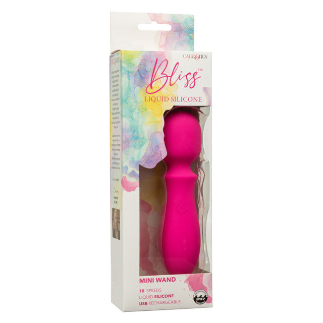 Calexotics Bliss Liquid Silicone Mini Wand Vibrator