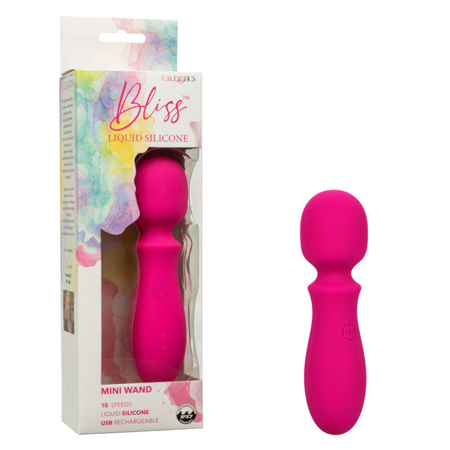 Calexotics Bliss Liquid Silicone Mini Wand Vibrator