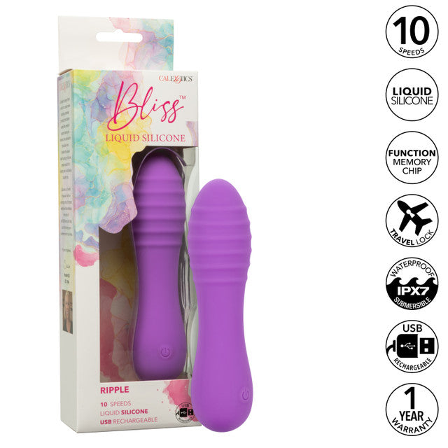 Calexotics Bliss Liquid Silicone Ripple Vibrator