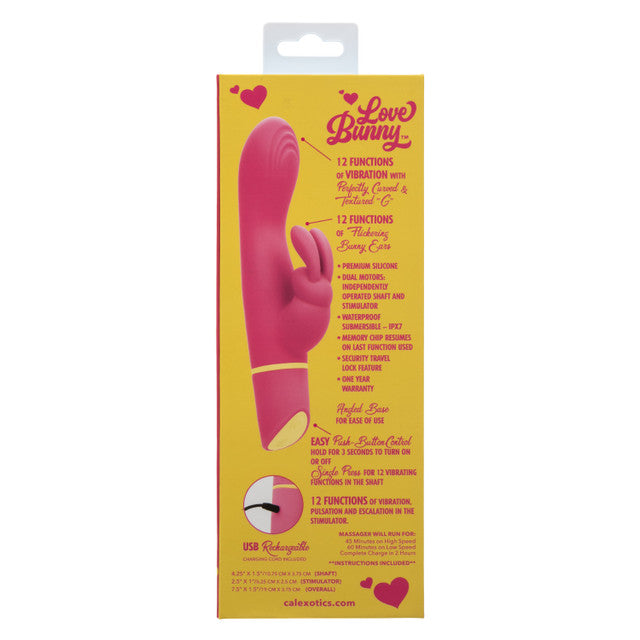 Calexotics Love Bunny™ Vibrating “G” Bunny Rabbit Vibrator