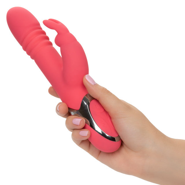 CalExotics Enchanted Exciter Rabbit Vibrator with Rotating and Thrusting Shaft