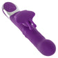 CalExotics Enchanted Flutter Rabbit Vibrator w Thrusting Rotating Beaded Shaft