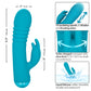 Calexotics Thicc™ Chubby Thrusting Tickler Rabbit Vibrator