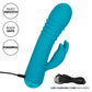 Calexotics Thicc™ Chubby Thrusting Tickler Rabbit Vibrator