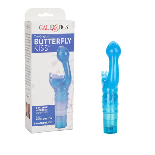 Calexotics The Original Butterfly Kiss Vibrator - Blue