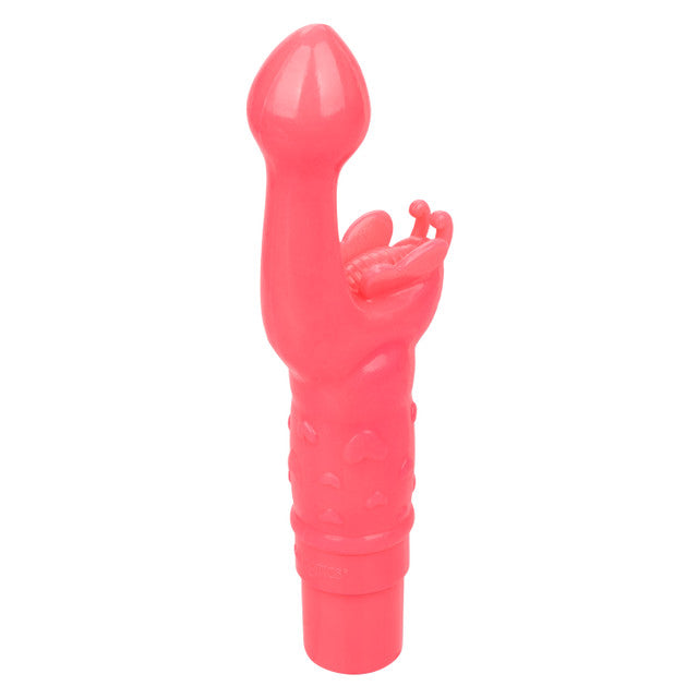 Calexotics Rechargeable Butterfly Kiss Vibrator - Pink