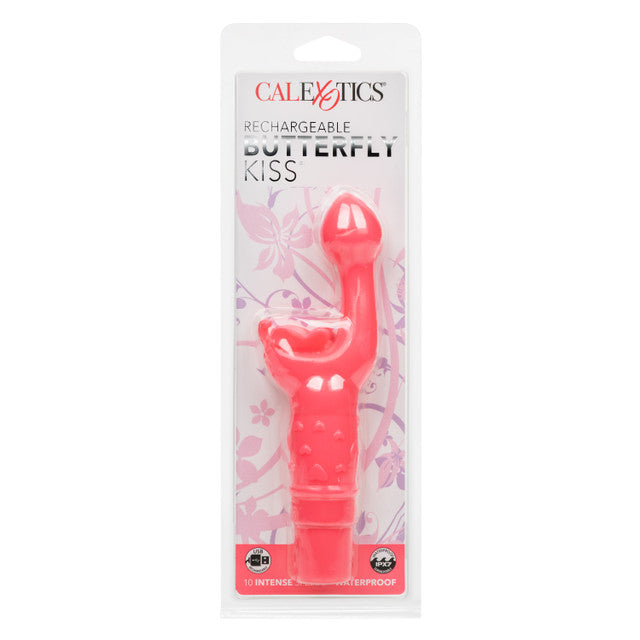 Calexotics Rechargeable Butterfly Kiss Vibrator - Pink