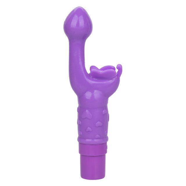 Calexotics Rechargeable Butterfly Kiss Vibrator - Purple