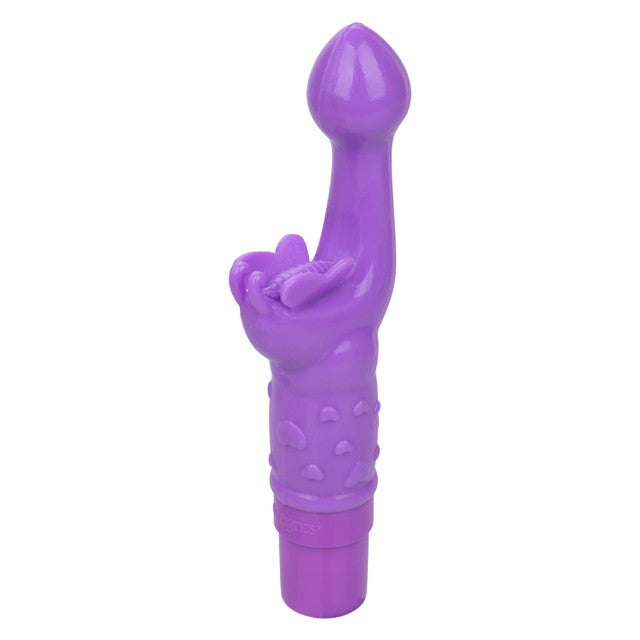 Calexotics Rechargeable Butterfly Kiss Vibrator - Purple