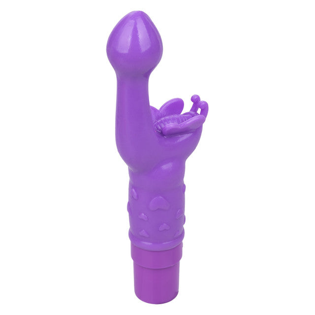 Calexotics Rechargeable Butterfly Kiss Vibrator - Purple