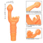 Calexotics Rechargeable Butterfly Kiss Vibrator - Orange