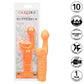 Calexotics Rechargeable Butterfly Kiss Vibrator - Orange