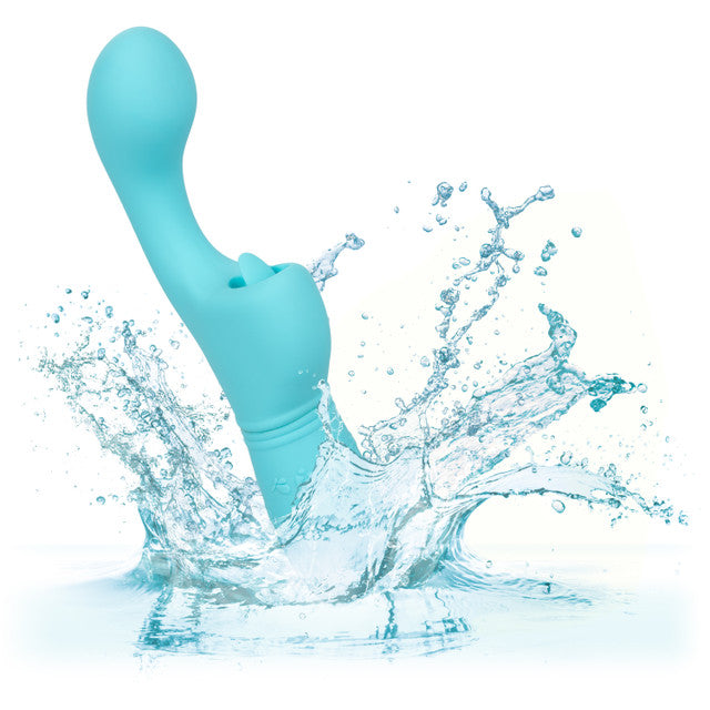 Calexotics Rechargeable Butterfly Kiss Flicker Vibrator - Blue