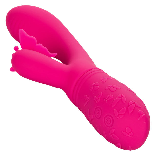 Calexotics Rechargeable Butterfly Kiss Flutter Vibrator - Pink