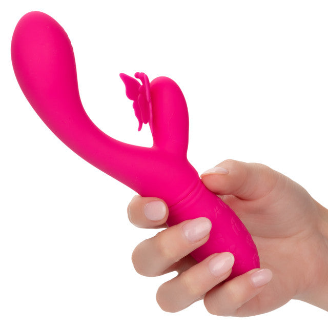 Calexotics Rechargeable Butterfly Kiss Flutter Vibrator - Pink