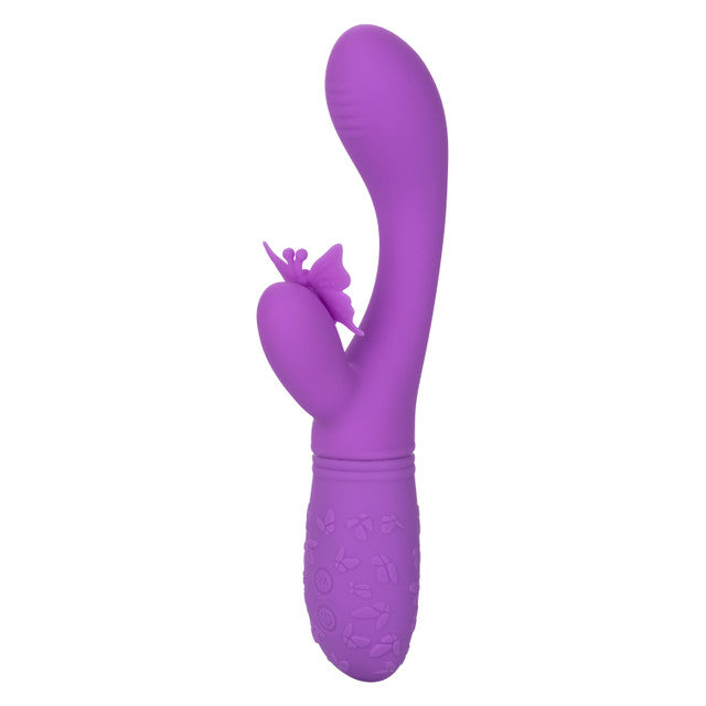 Calexotics Rechargeable Butterfly Kiss Flutter Vibrator - Purple