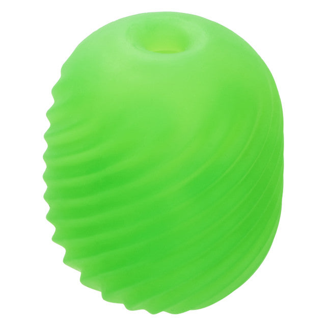 Calexotics Pop Sock™ Textured - Green Stroker Reversible Masturbator