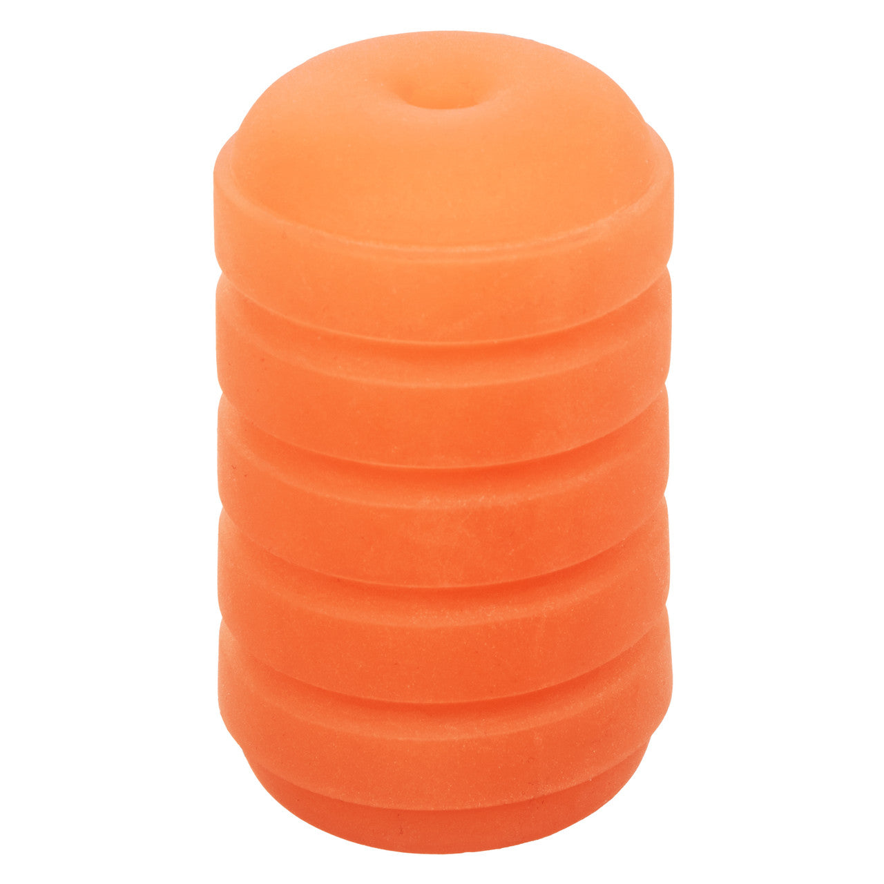 Calexotics Pop Sock™ Ribbed - Orange Stroker Reversible Masturbator