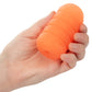 Calexotics Pop Sock™ Ribbed - Orange Stroker Reversible Masturbator