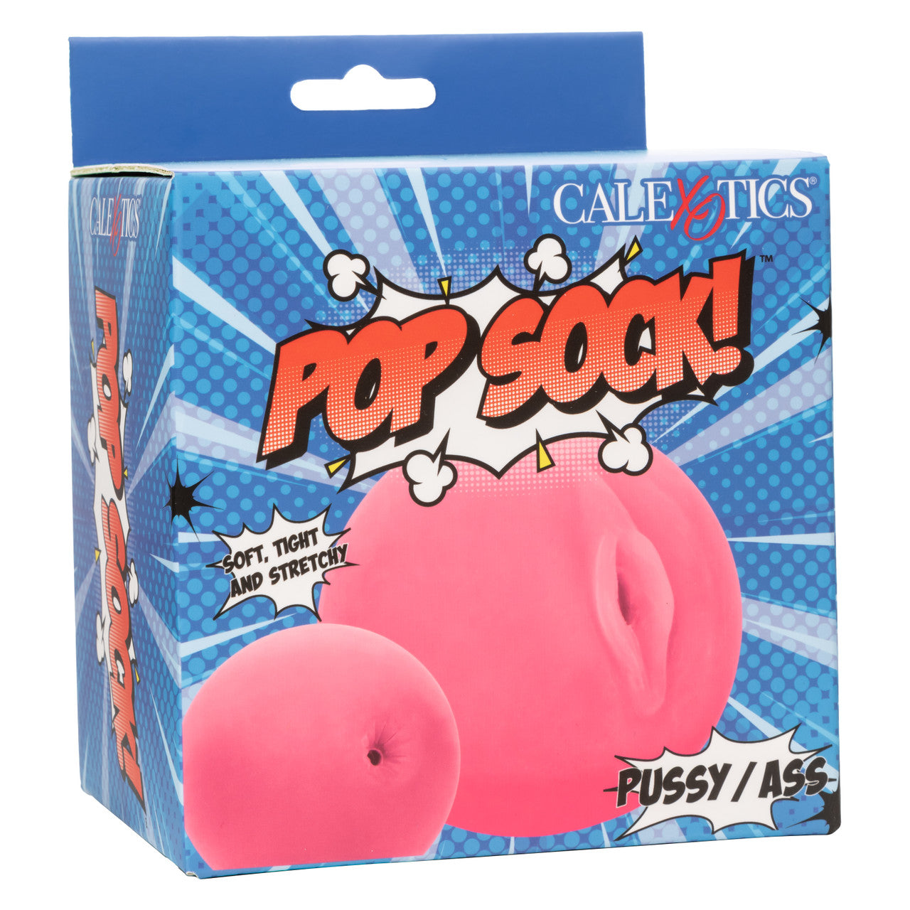 Calexotics Pop Sock™ - Pink Pussy/Ass Stroker Masturbator