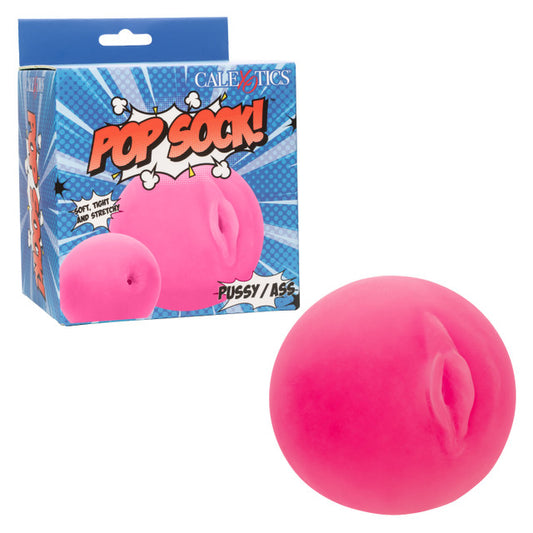 Calexotics Pop Sock™ - Pink Pussy/Ass Stroker Masturbator