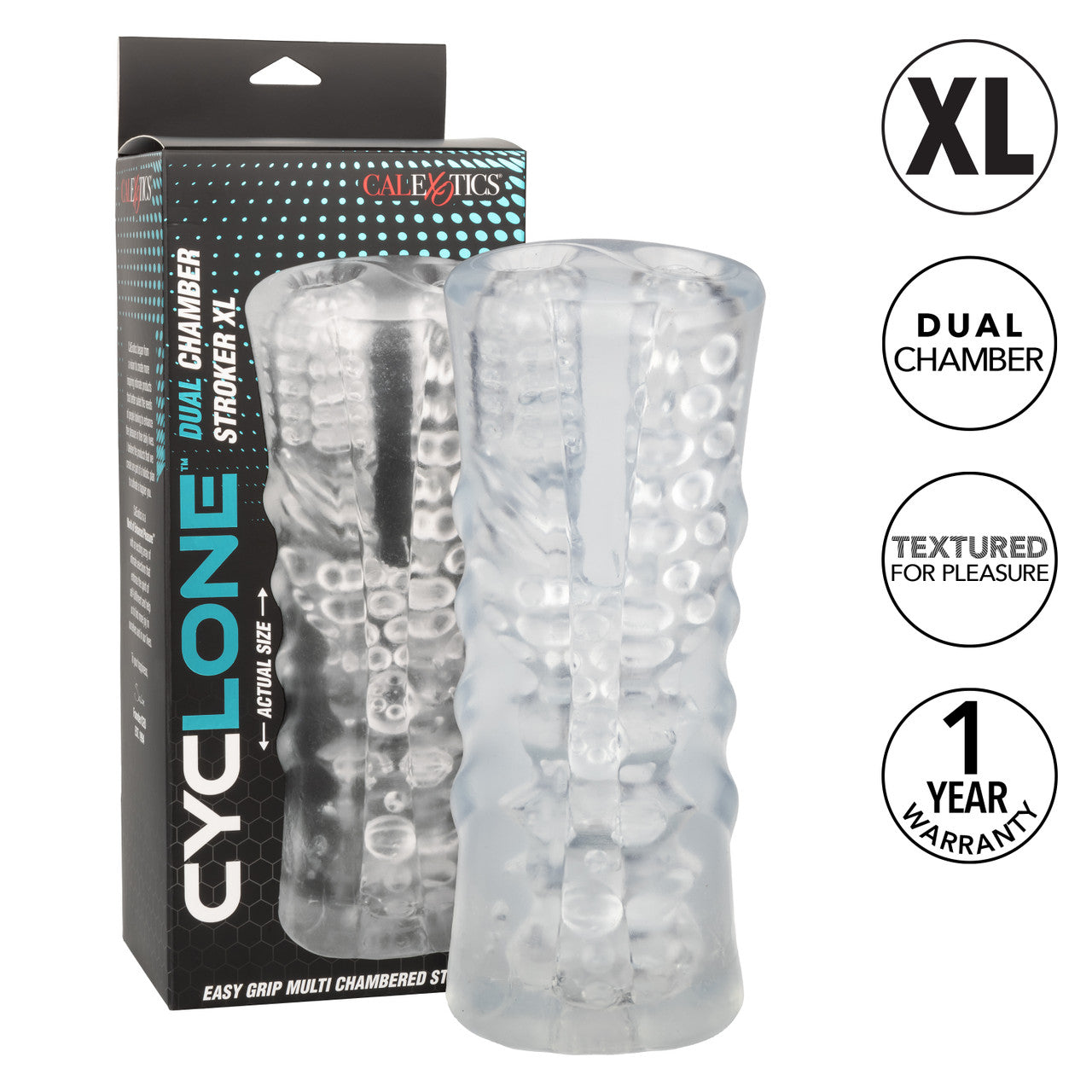 Calexotics Cyclone™ Dual Chamber Stroker XL Masturbator