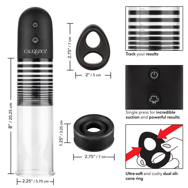 Calexotics Optimum Series™ Rechargeable EZ™ Penis Pump Kit