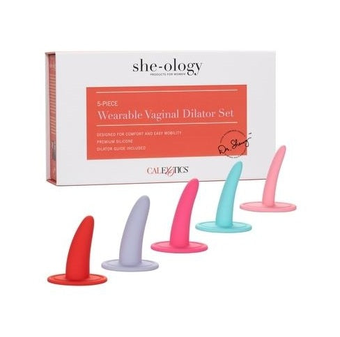 Calexotics She-Ology 5-Pack Vaginal Dilator Set