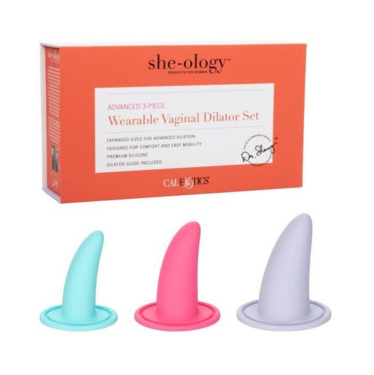 Calexotics She-ology Advanced 3-Piece Wearable Vaginal Dilator Set