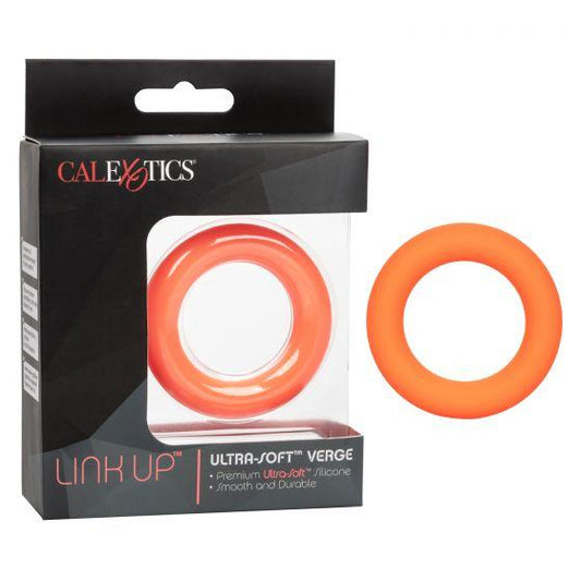 Calexotics Link Up Ultra-Soft Verge Cock Ring - Orange