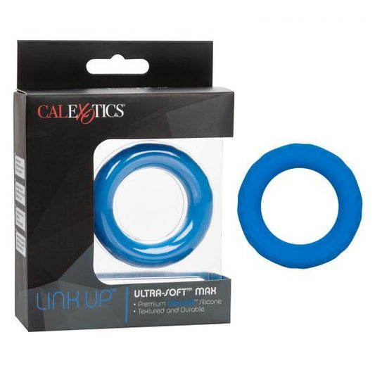 Calexotics Link Up Ultra-Soft Max Cock Ring - Neon Blue