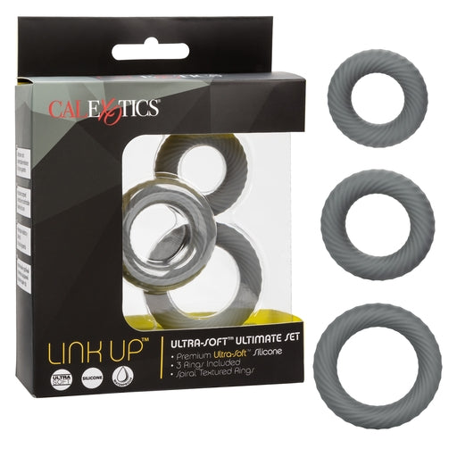 Calexotics Link Up Ultra-Soft Ultimate Cock Ring Set