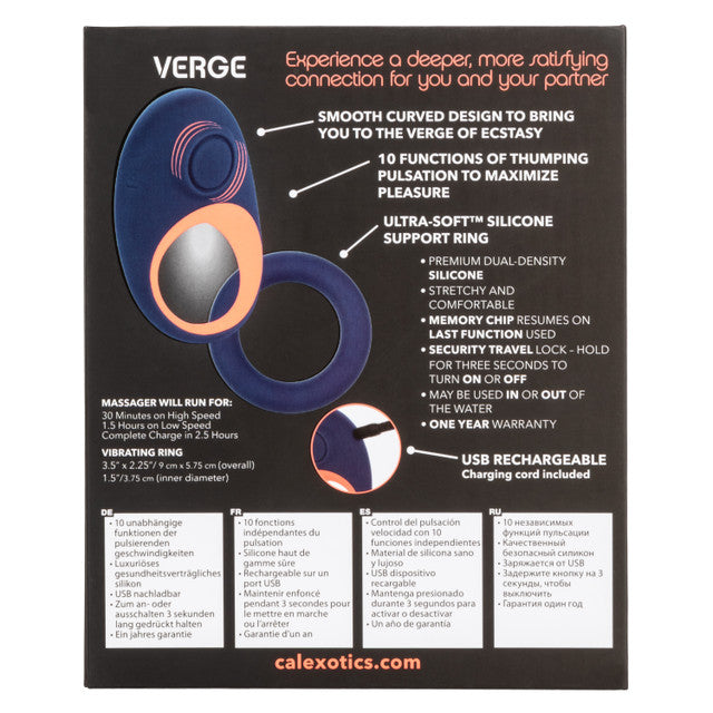 Calexotics Link Up Verge Vibrating Cock Ring