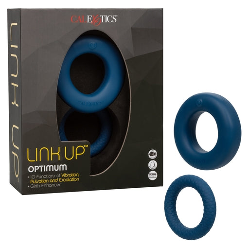 Calexotics Link Up Optimum Vibrating Cock Ring Blue