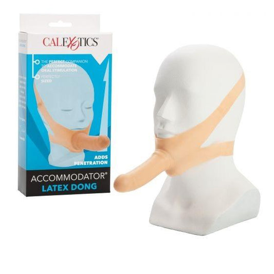 Calexotics The "Original" Accommodator® Latex Dong - Facial Strap-On Ivory