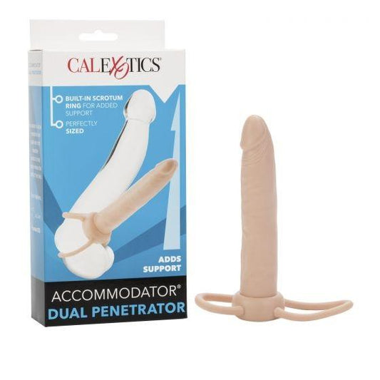 Calexotics Accommodator Dual Penetrator Ivory