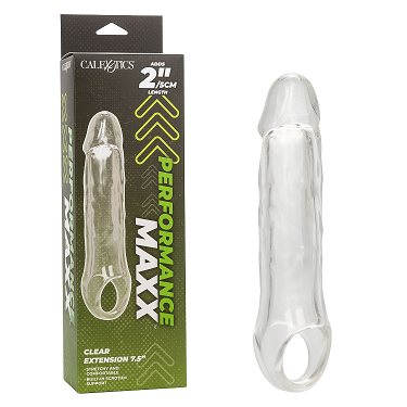 Calexotics Performance Maxx Clear Extension 7.5"