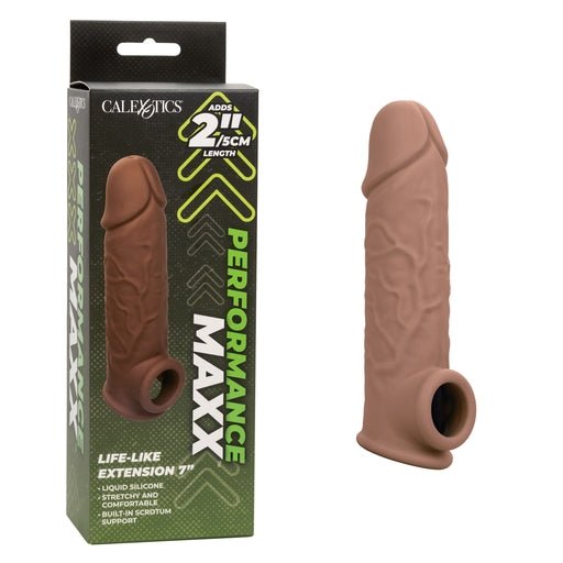 Calexotics Performance Maxx Life-Like Extension 7” - Brown