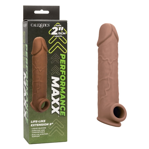 Calexotics Performance Maxx Life-Like Extension 8” - Brown