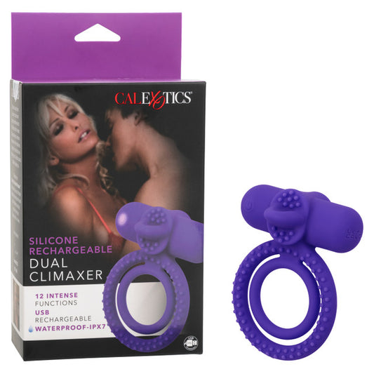 Calexotics Silicone Rechargeable Dual Climaxer Couples Vibrator