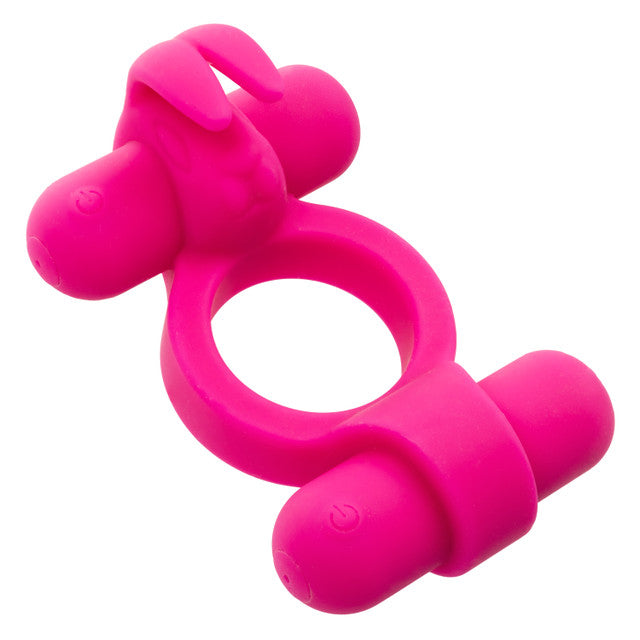 Calexotics Silicone Rechargeable Rockin’ Rabbit Couples Vibrator