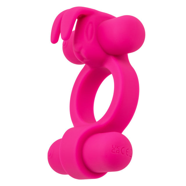 Calexotics Silicone Rechargeable Rockin’ Rabbit Couples Vibrator