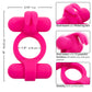 Calexotics Silicone Rechargeable Rockin’ Rabbit Couples Vibrator