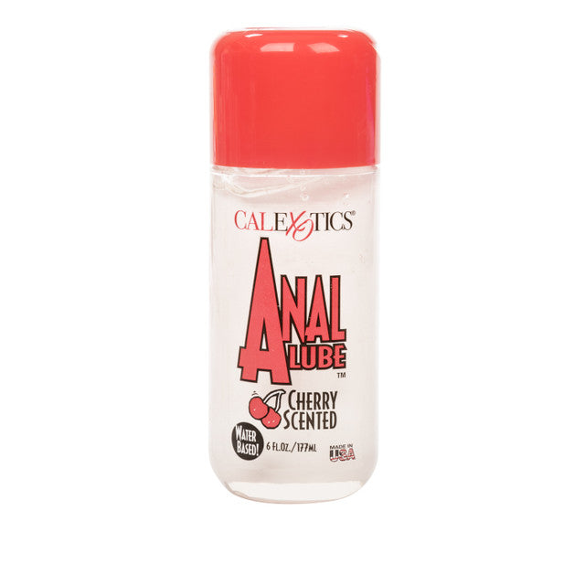 Calexotics Anal Water Based Lube Lubricant Cherry Scented 6oz/177ml