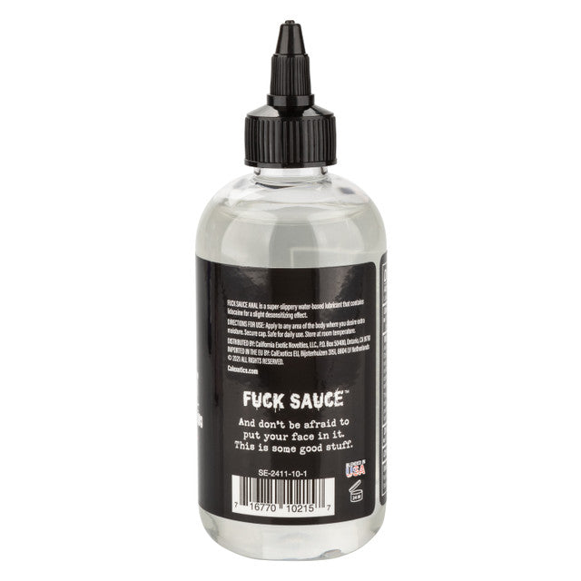 Calexotics Fuck Sauce Water Based Anal Numbing Lubricant 8oz/236.6ml