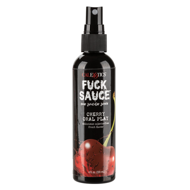 Calexotics Fuck Sauce Cherry Oral Play Water Based Edible Lubricant 4oz/120ml