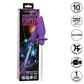 Calexotics Southern Lights™ Vibrating Light Up Anal Probe - Purple