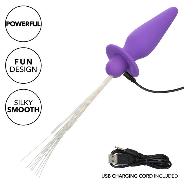 Calexotics Southern Lights™ Vibrating Light Up Anal Probe - Purple